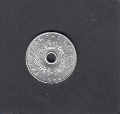 Beschrijving: 10 Lepta HOLE